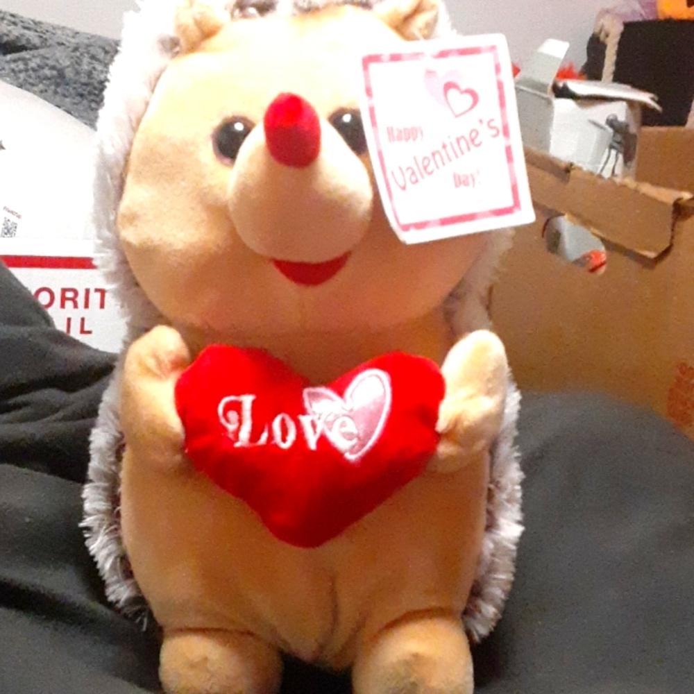 2019 Sugar Loaf Valentine Hedgehog Plush NWT